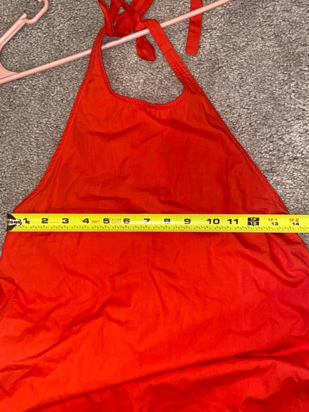 Free People Beachside Tide Red Maxi Dress XS